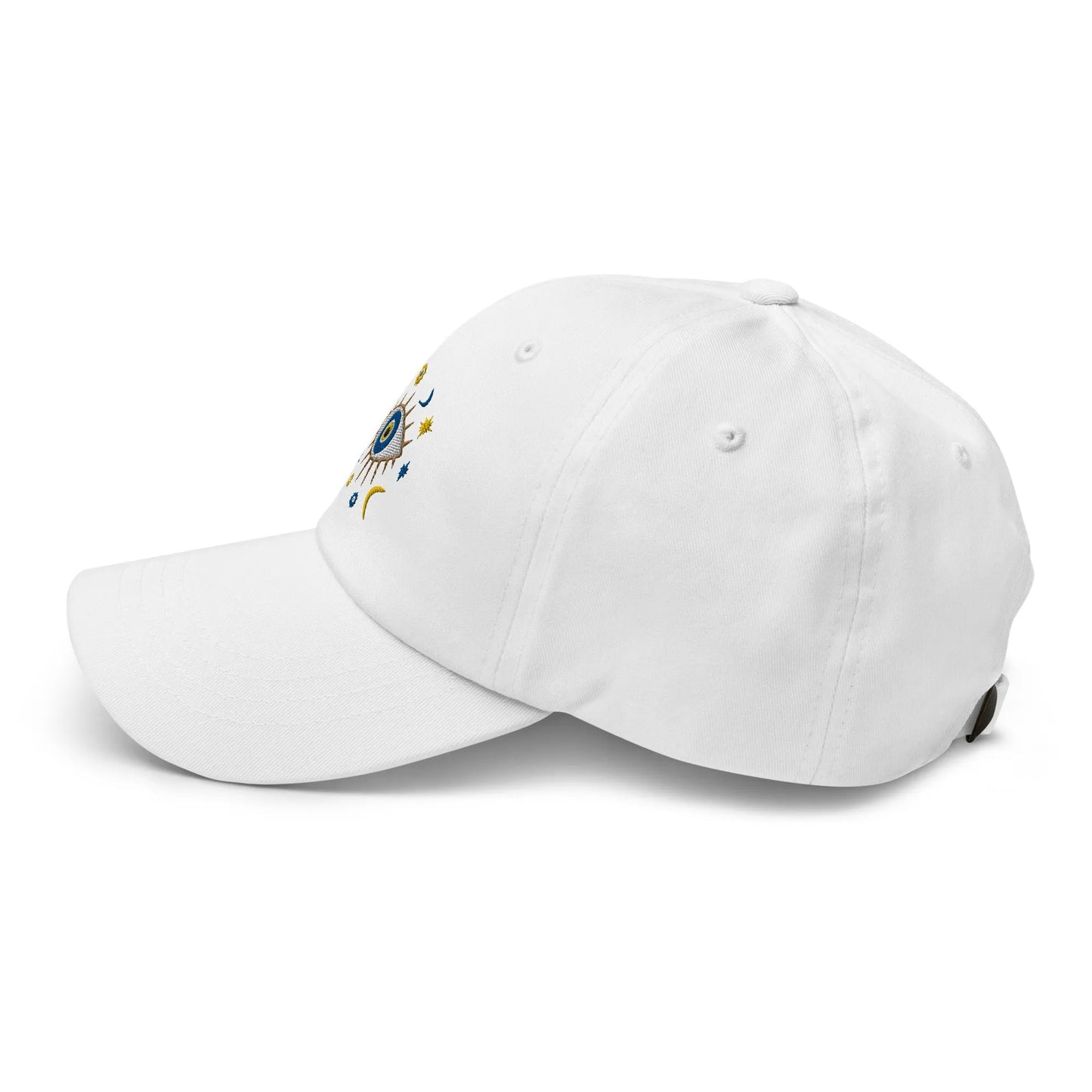 Greek Evil Eye Embroidered Dad Hat - The Global Wanderer