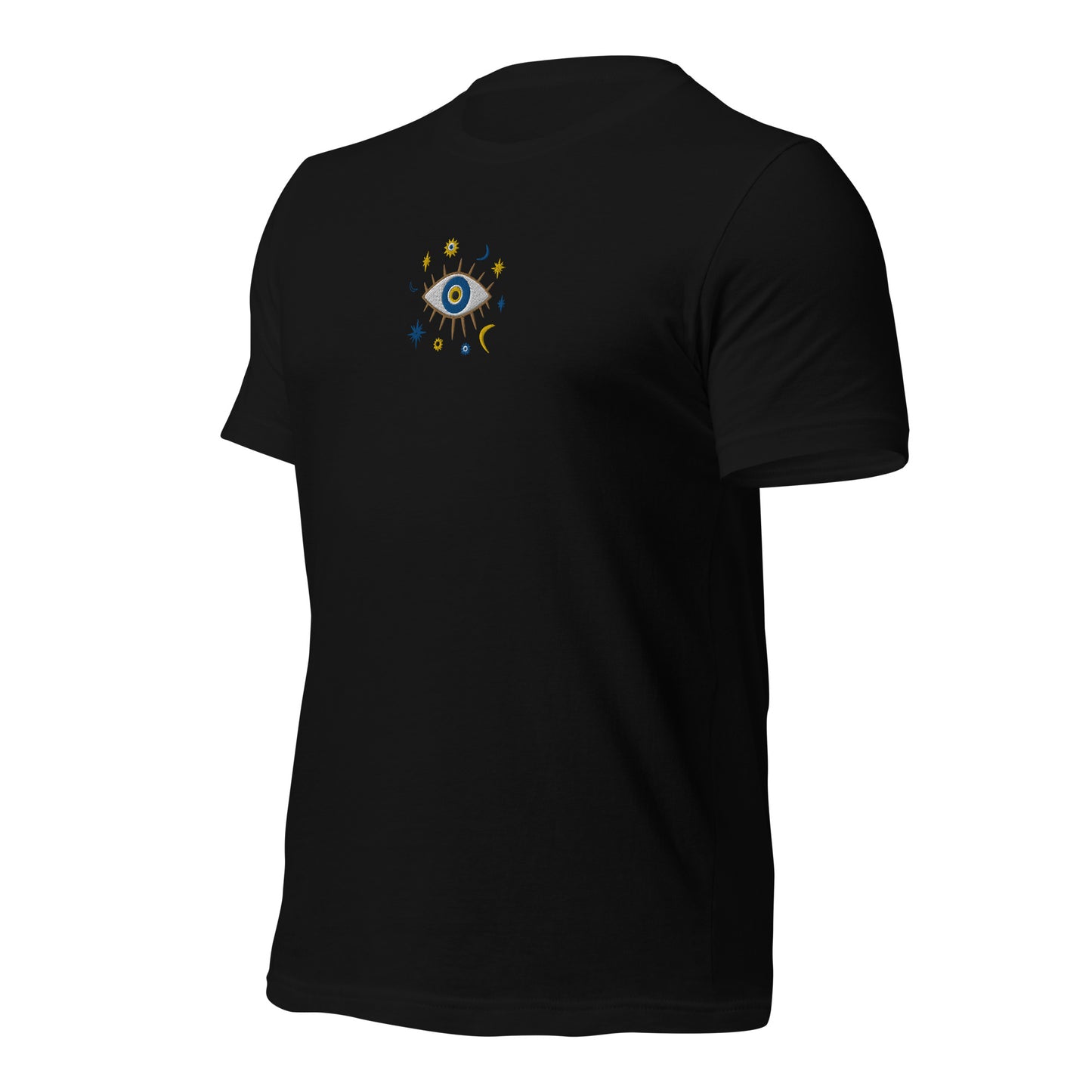 Greek Evil Eye Embroidered T-shirt - The Global Wanderer