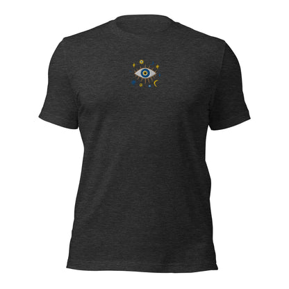 Greek Evil Eye Embroidered T-shirt - The Global Wanderer