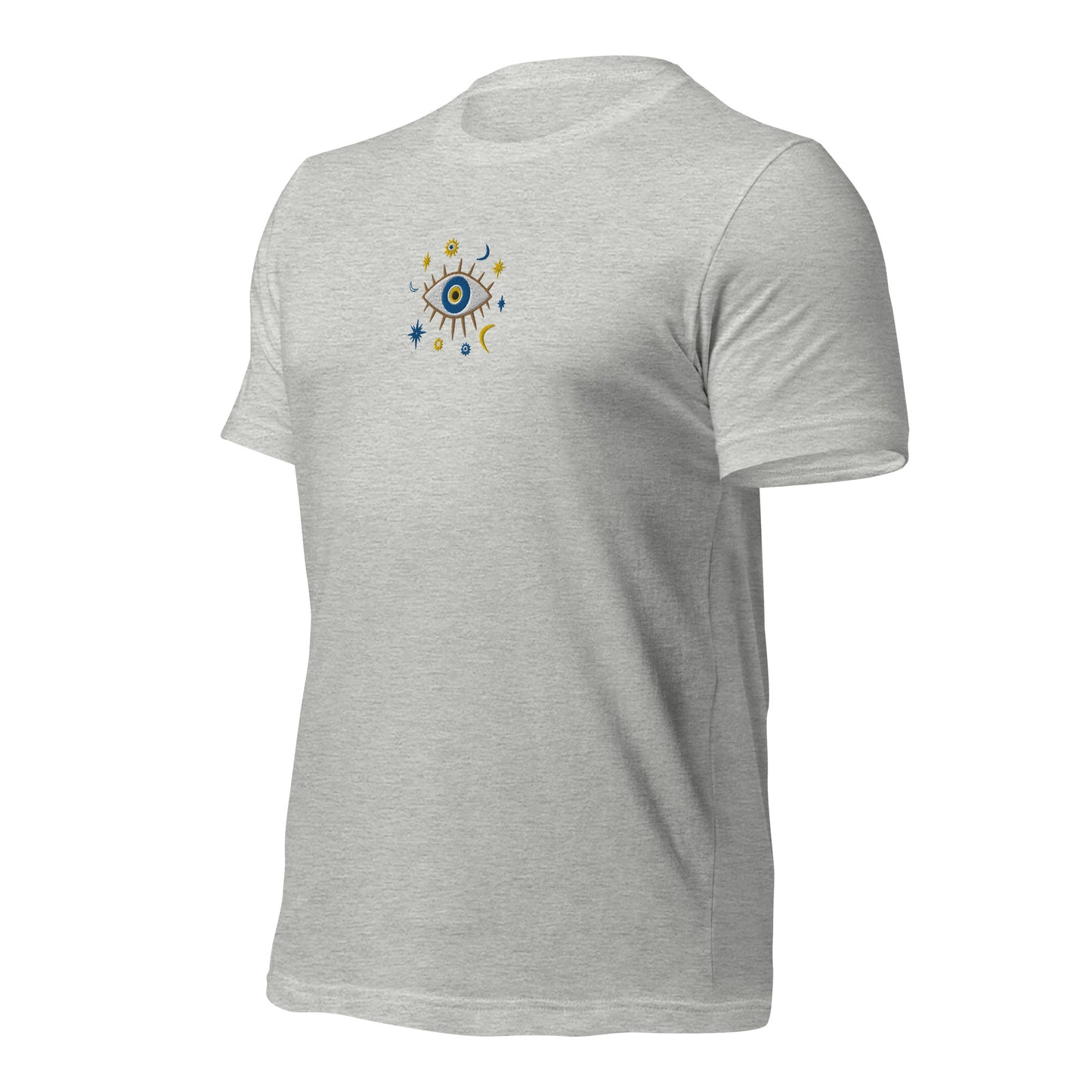 Greek Evil Eye Embroidered T-shirt - The Global Wanderer