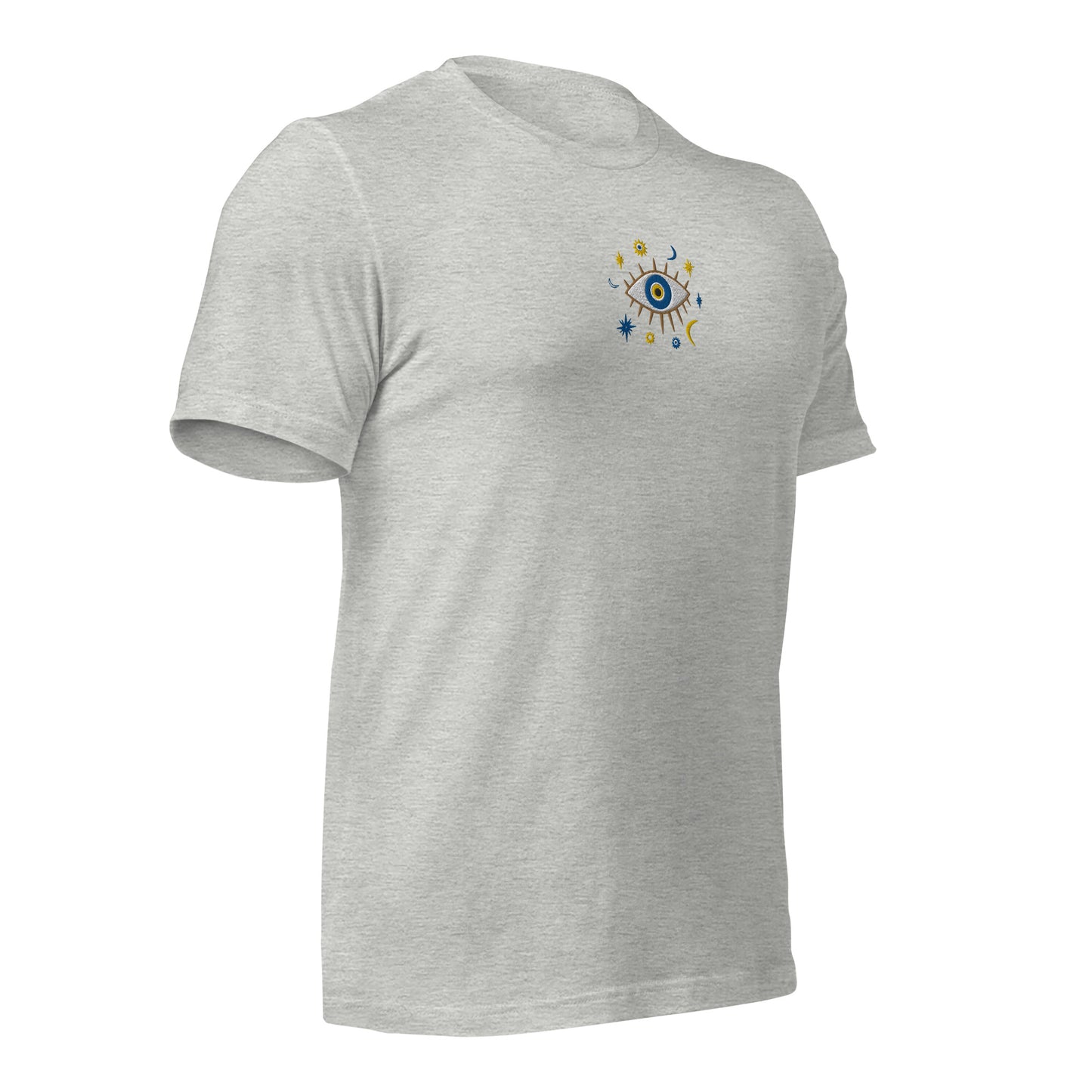 Greek Evil Eye Embroidered T-shirt - The Global Wanderer