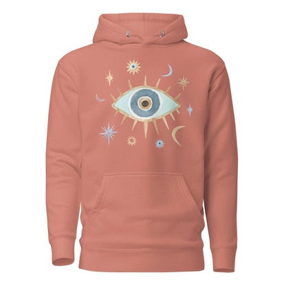 Greek Evil Eye Hoodie - The Global Wanderer