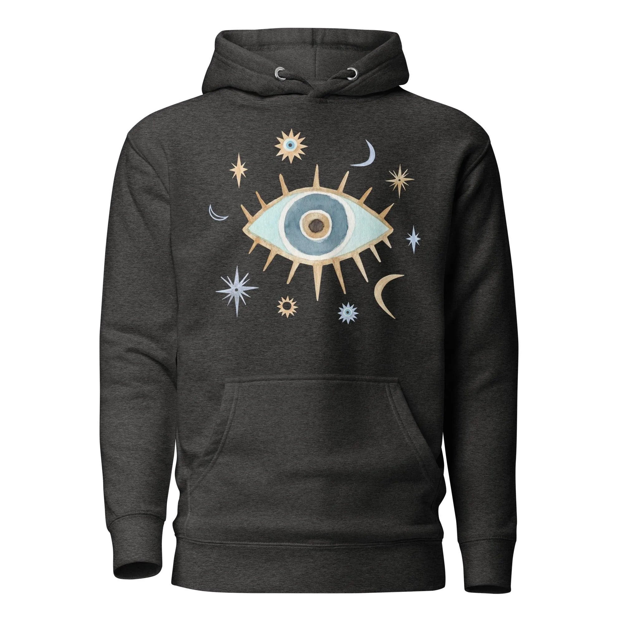 Greek Evil Eye Hoodie - The Global Wanderer