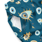 Greek Evil Eye Recycled Men's Swim Trunks - The Global Wanderer