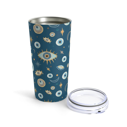 Greek Evil Eye Tumbler - The Global Wanderer