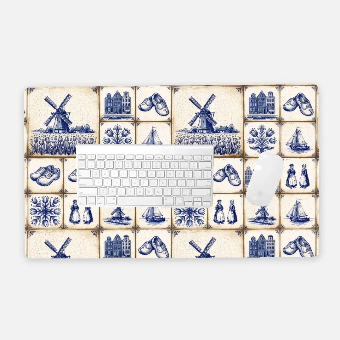 Haarlem Ivory Desk Mat - The Global Wanderer