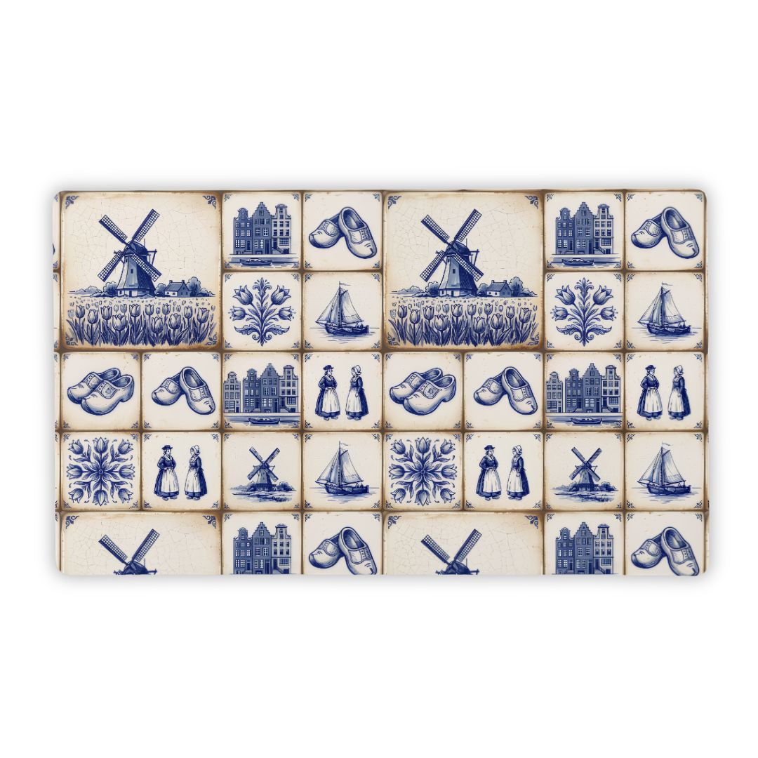 Haarlem Ivory Desk Mat - The Global Wanderer