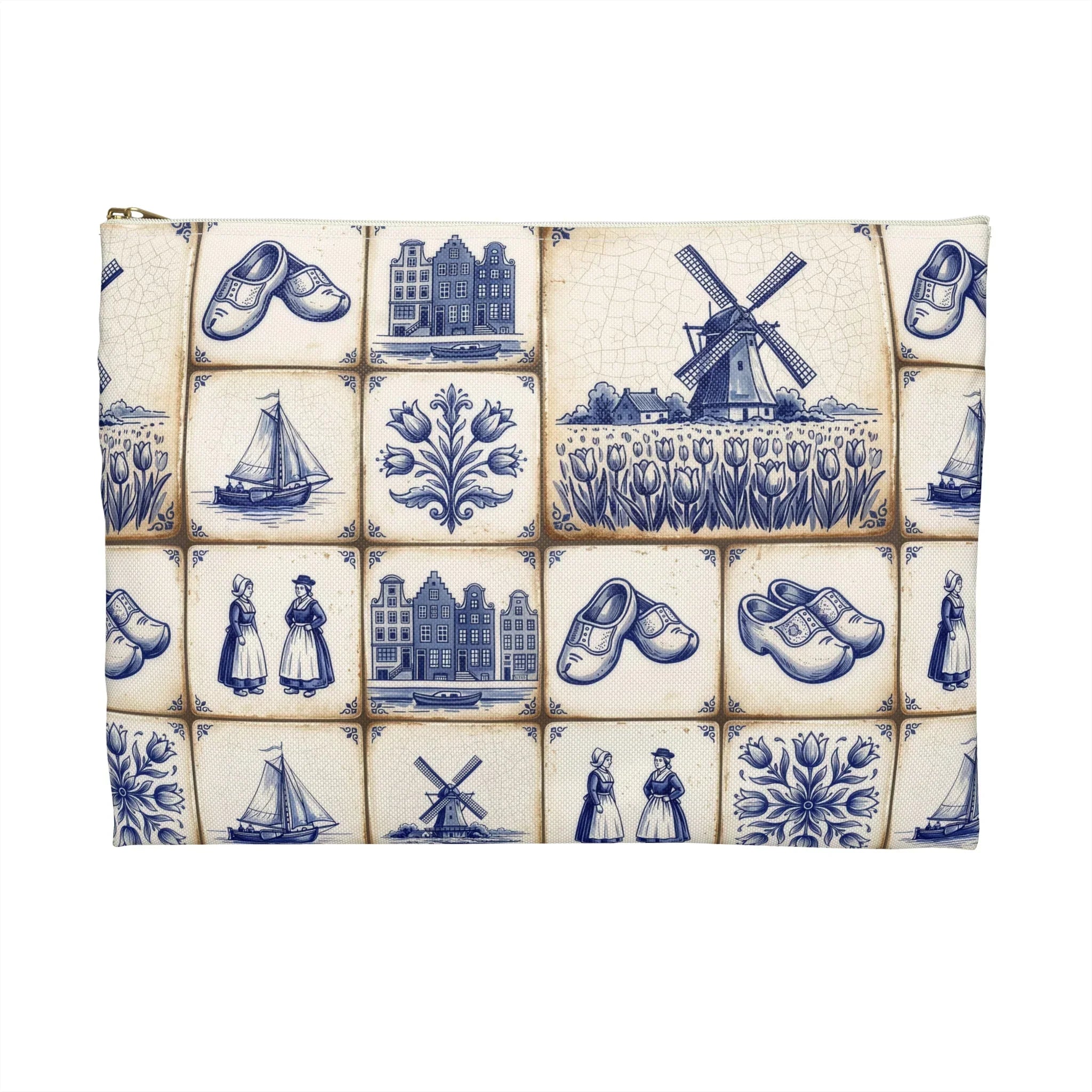 Haarlem Ivory Flat Pouch - The Global Wanderer