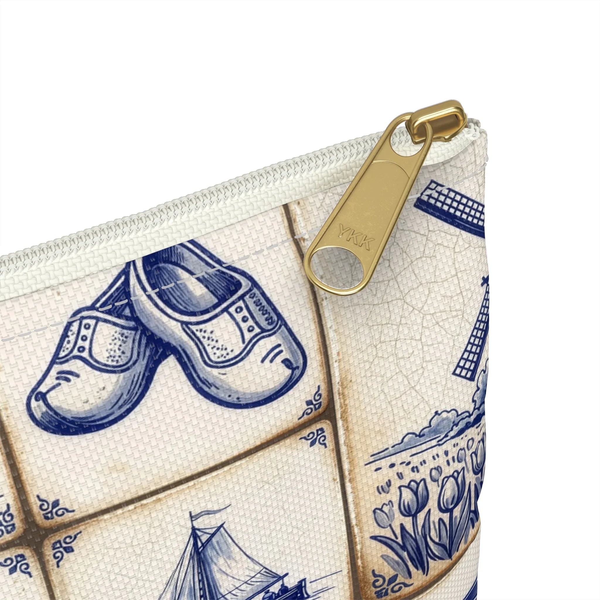 Haarlem Ivory Flat Pouch - The Global Wanderer