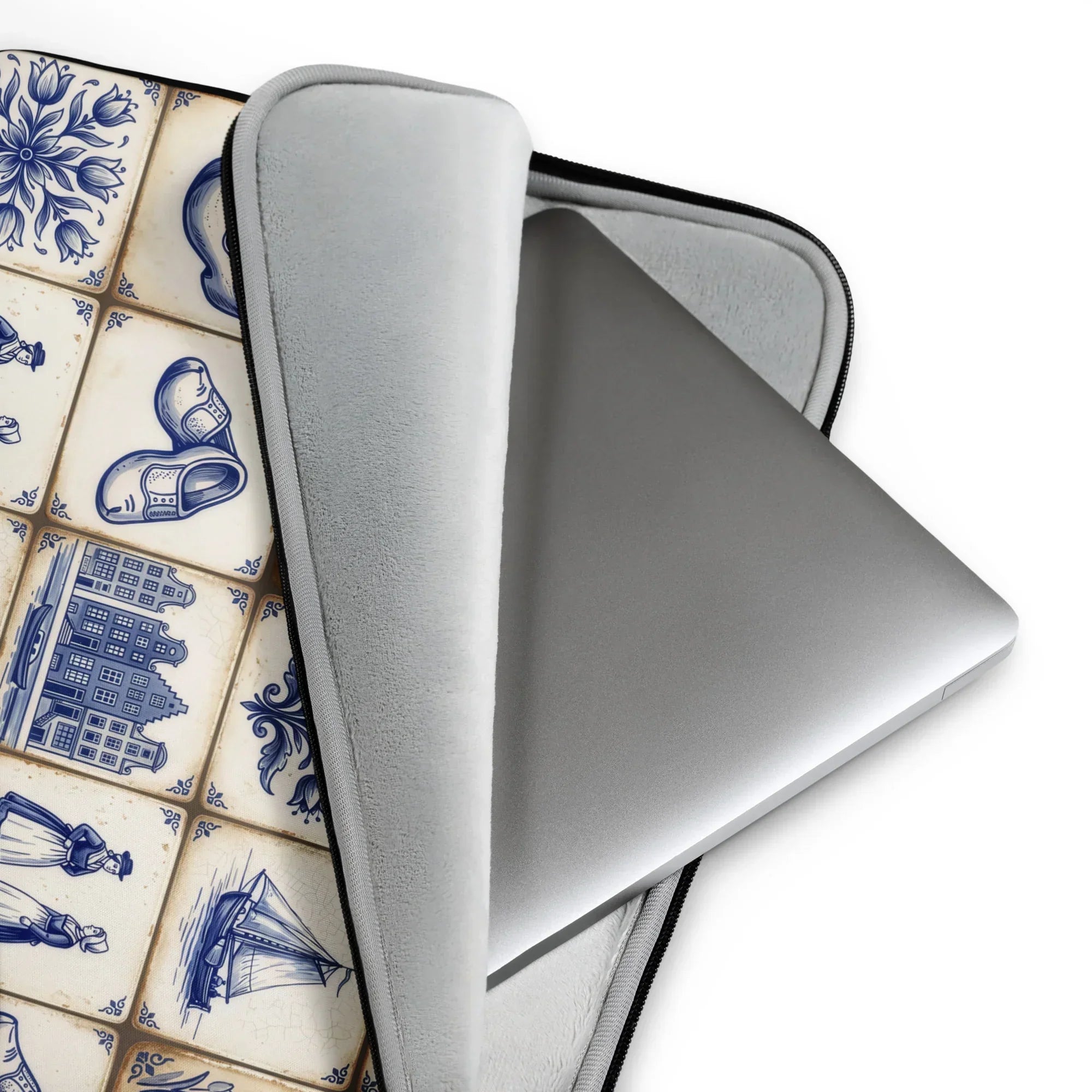 Haarlem Ivory Laptop Case - The Global Wanderer