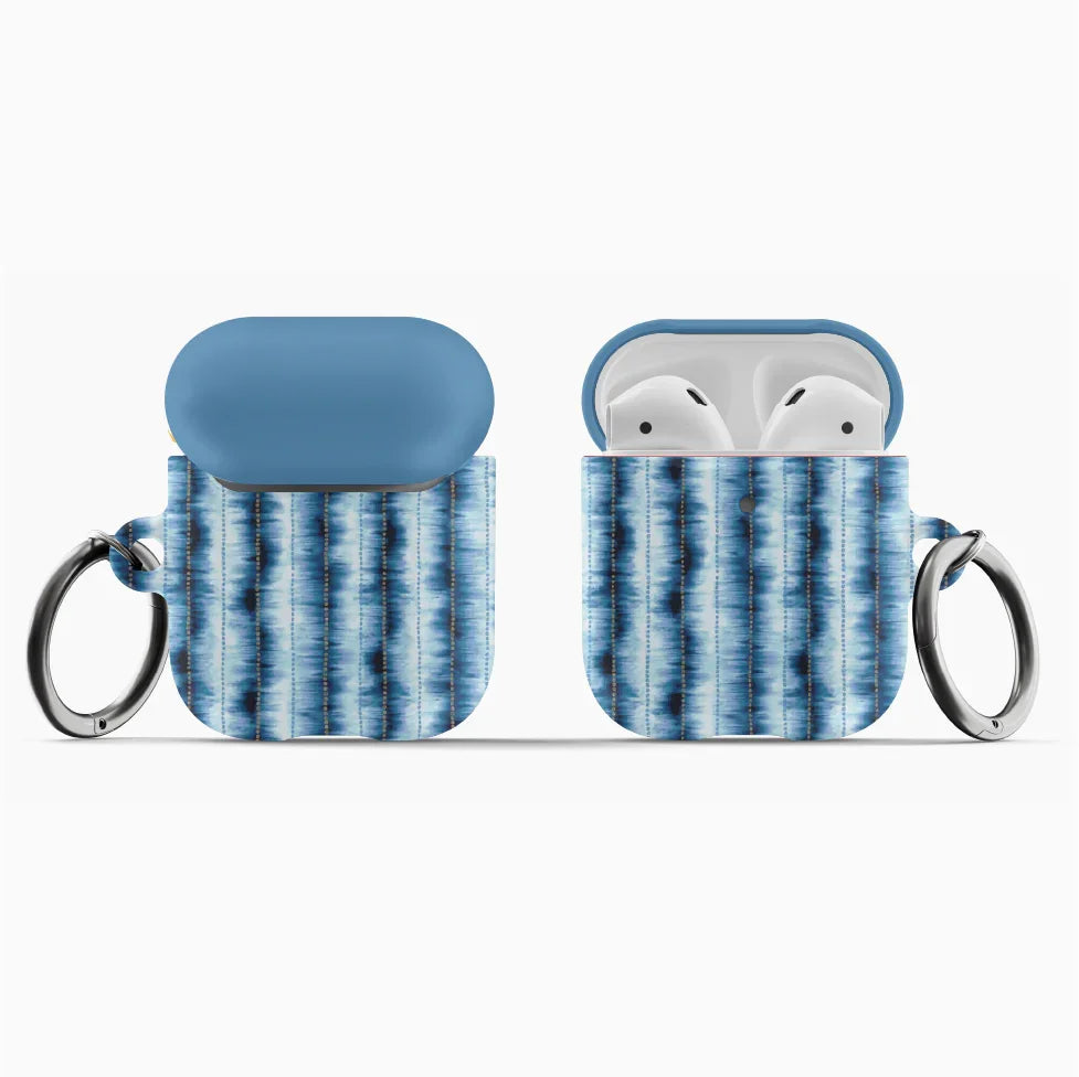 Hakone Mist Shibori AirPods Case - The Global Wanderer