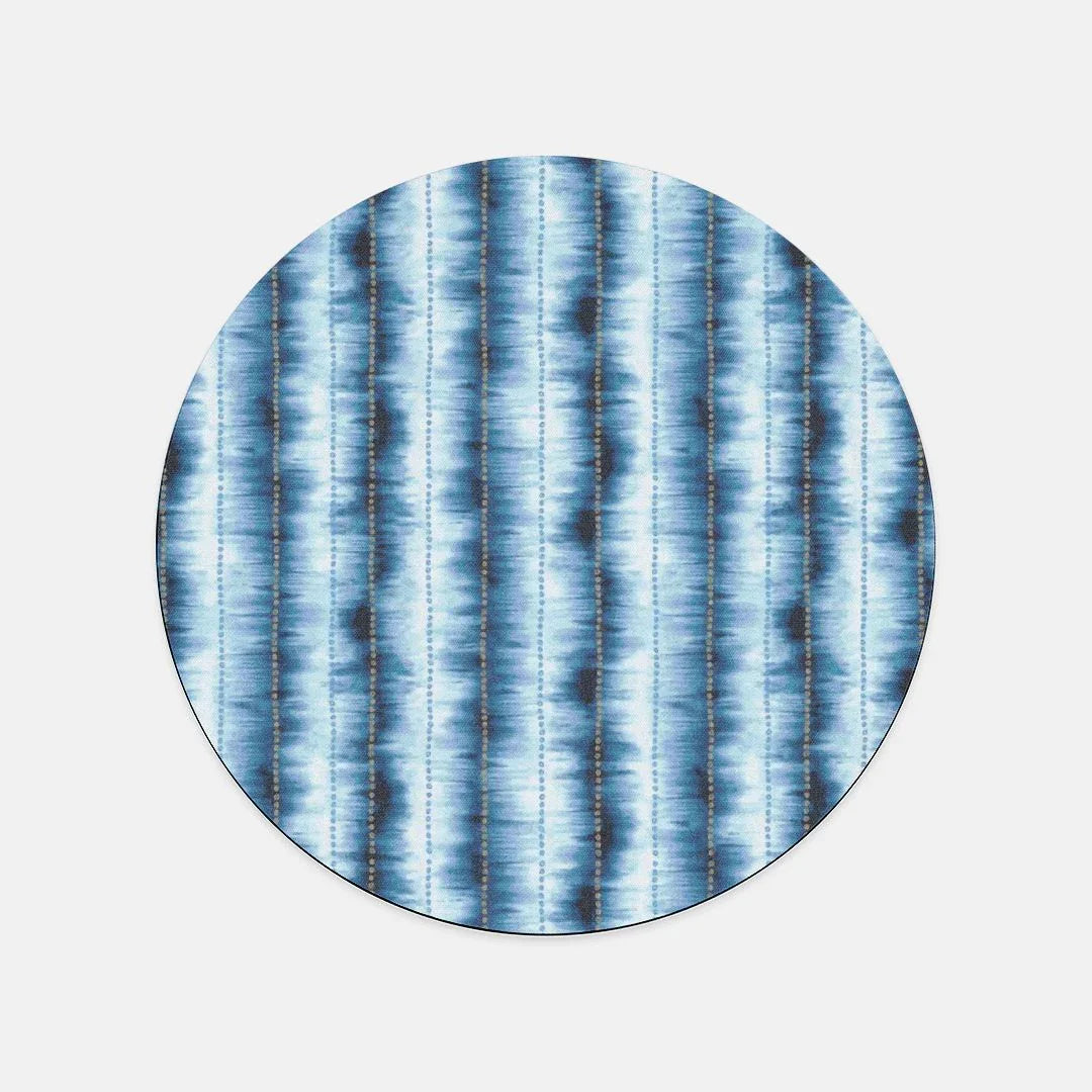Hakone Mist Shibori Mouse Pad - The Global Wanderer