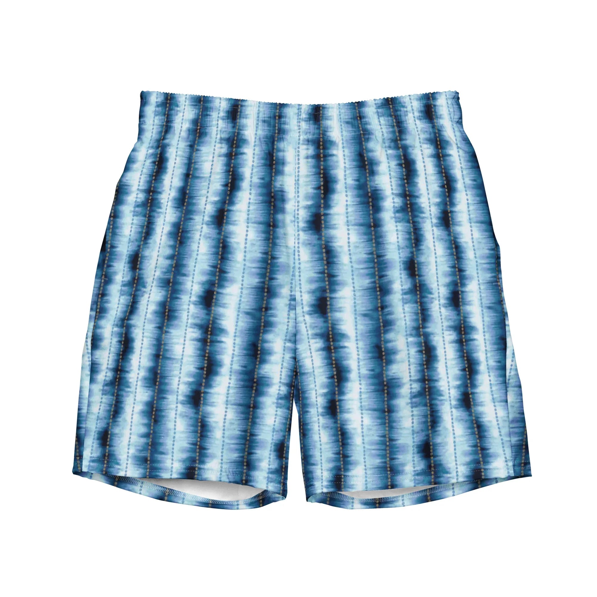 Hakone Mist Shibori Recycled Swim Trunks - The Global Wanderer