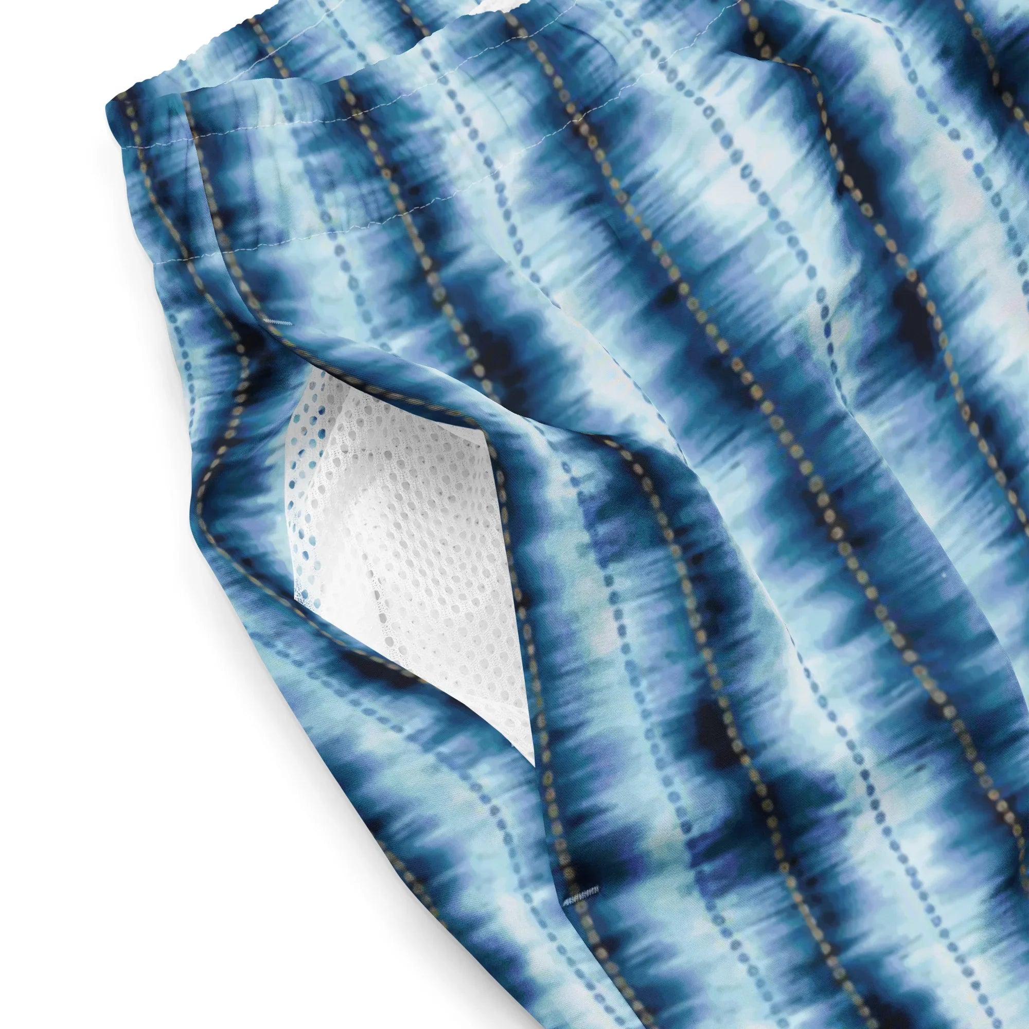 Hakone Mist Shibori Recycled Swim Trunks - The Global Wanderer