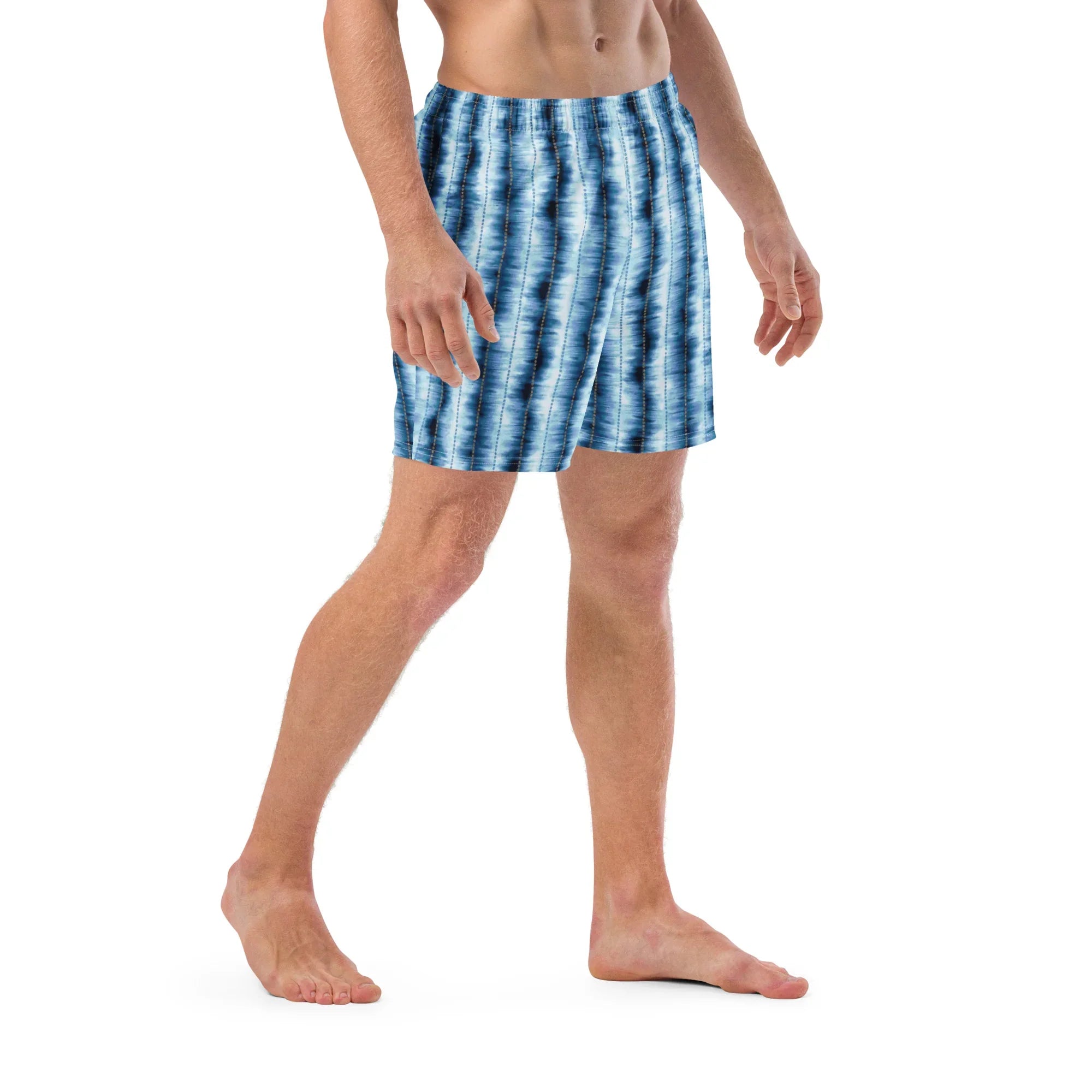 Hakone Mist Shibori Recycled Swim Trunks - The Global Wanderer