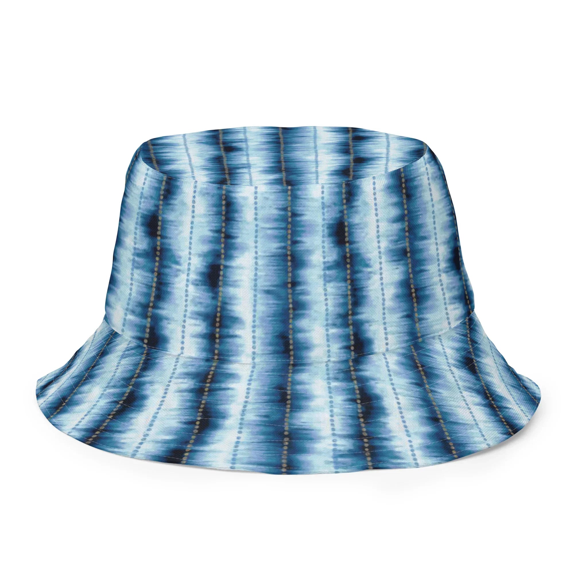 Hakone Mist Shibori Reversible Bucket Hat - The Global Wanderer