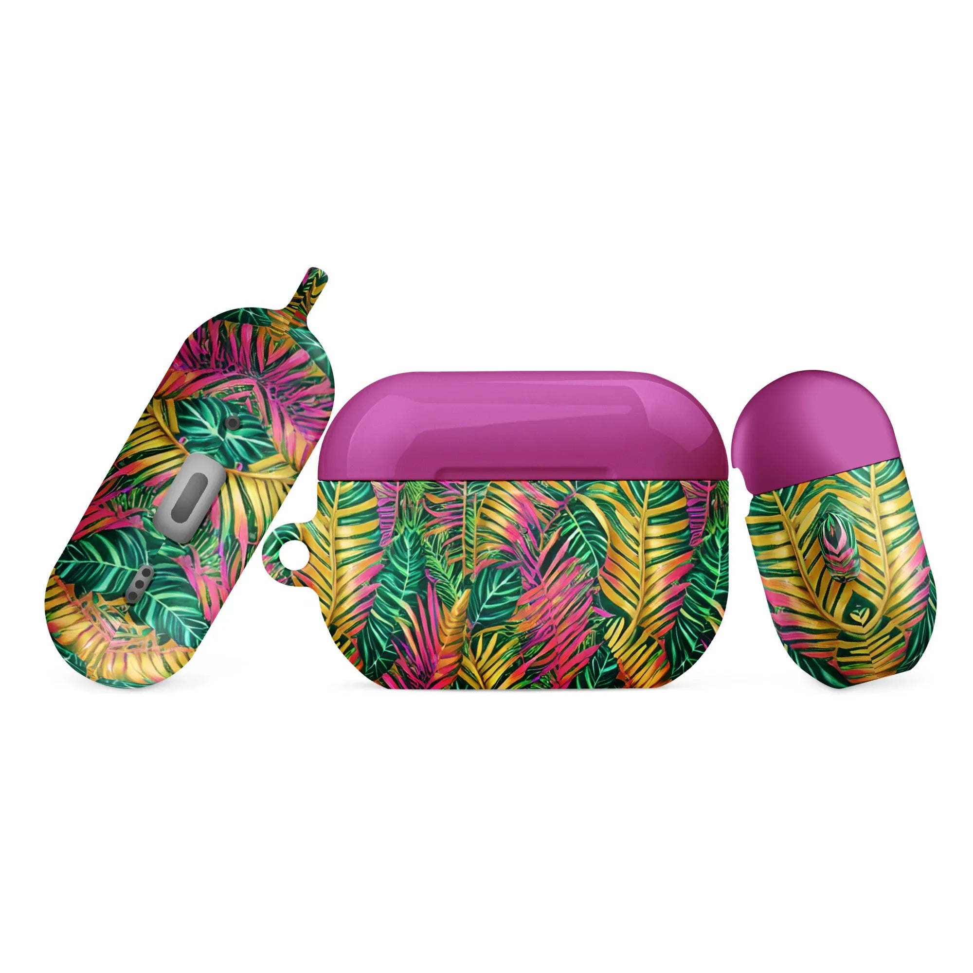 Hawaiian Tropical Leaves AirPod Pro 2 Case - The Global Wanderer