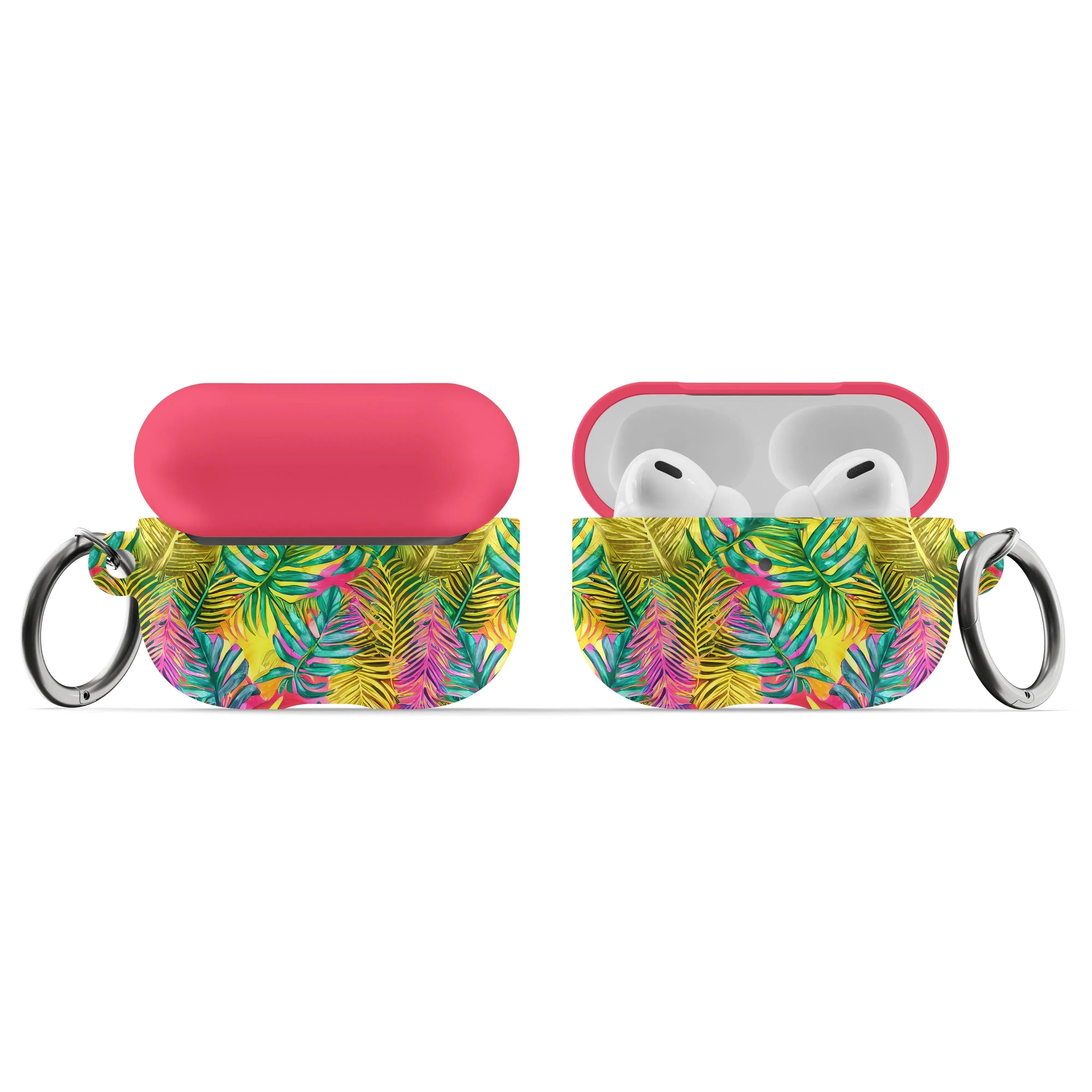 Hawaiian Tropical Leaves AirPod Pro Case - The Global Wanderer