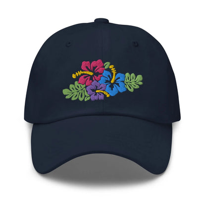 Hawaiian Tropical Leaves Embroidered Dad Hat - The Global Wanderer