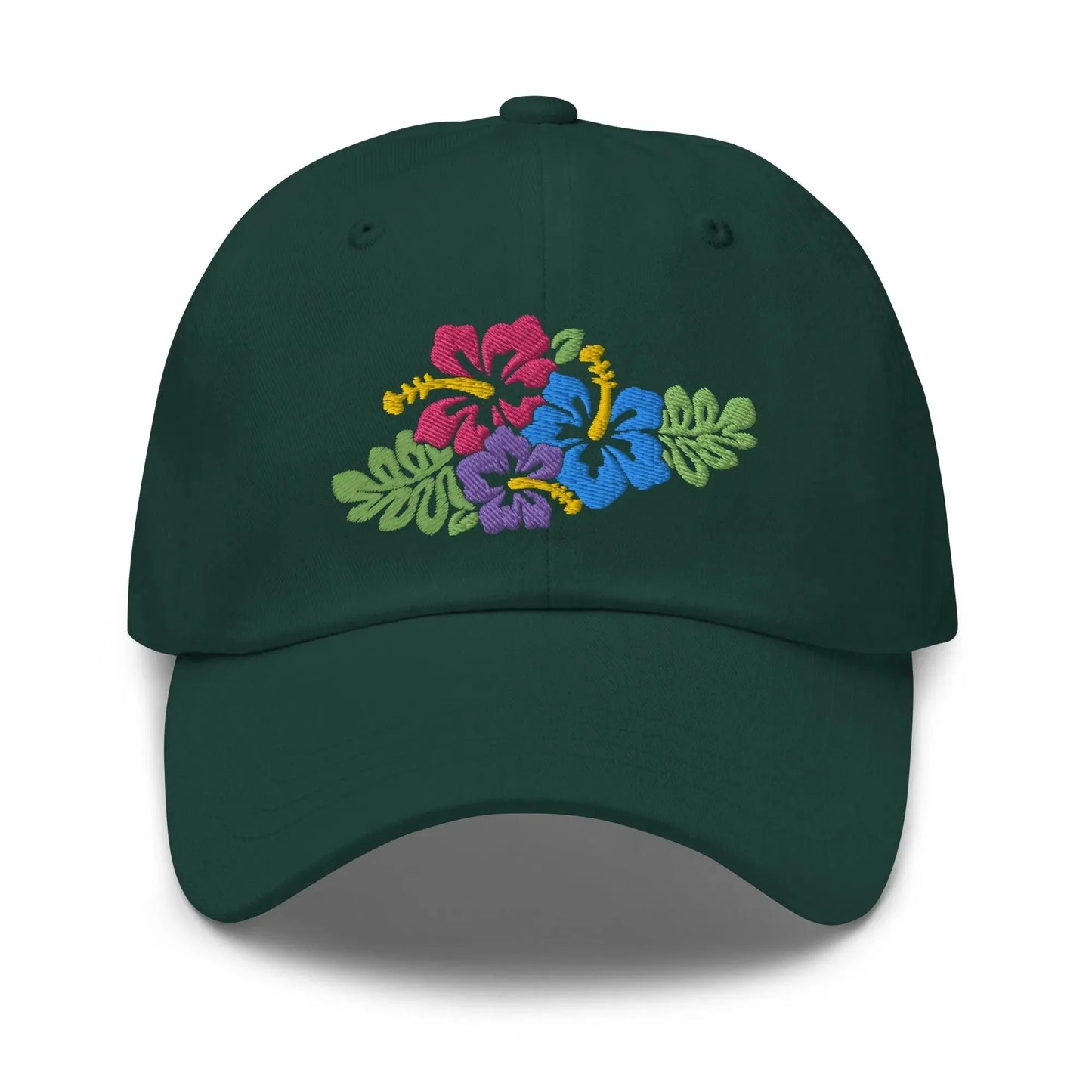 Hawaiian Tropical Leaves Embroidered Dad Hat - The Global Wanderer