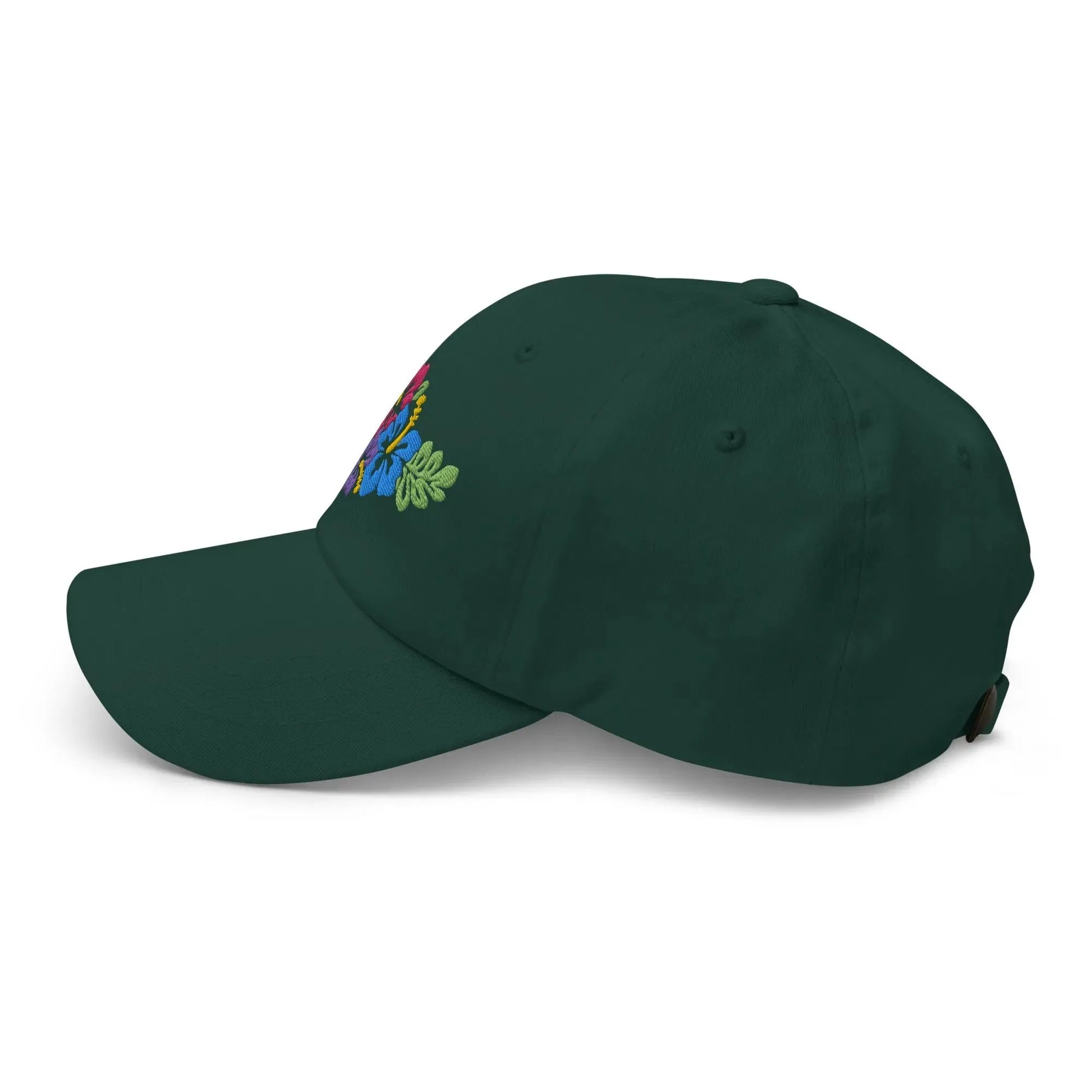 Hawaiian Tropical Leaves Embroidered Dad Hat - The Global Wanderer