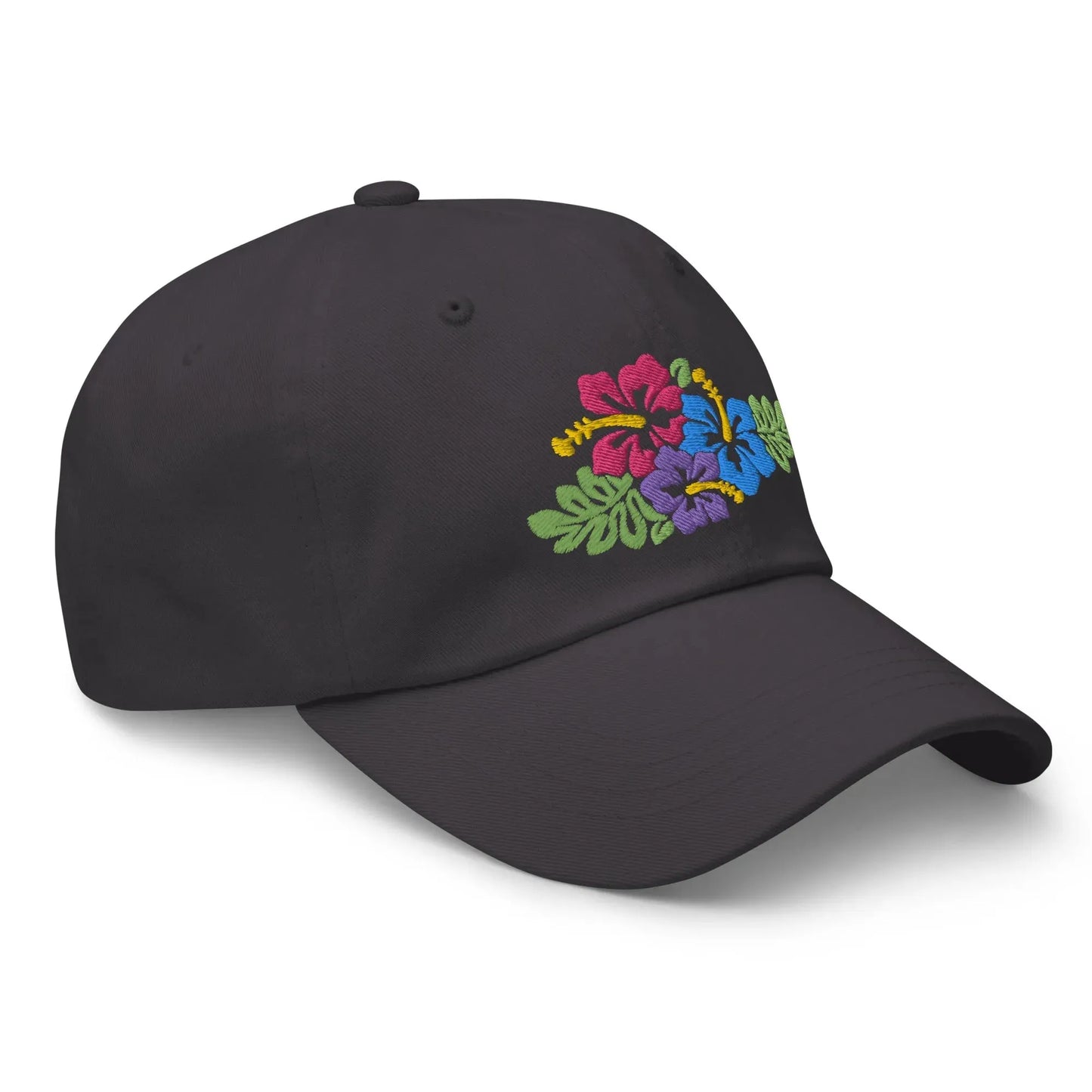 Hawaiian Tropical Leaves Embroidered Dad Hat - The Global Wanderer