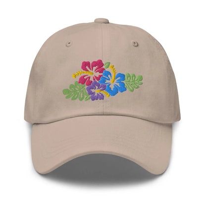 Hawaiian Tropical Leaves Embroidered Dad Hat - The Global Wanderer