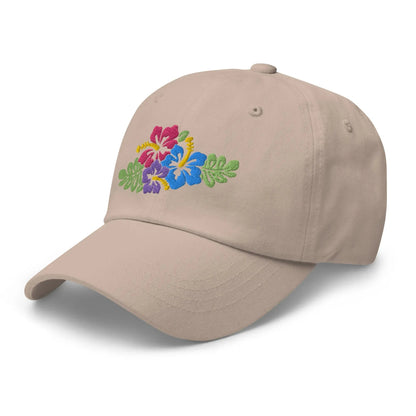 Hawaiian Tropical Leaves Embroidered Dad Hat - The Global Wanderer