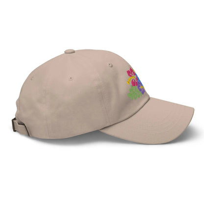 Hawaiian Tropical Leaves Embroidered Dad Hat - The Global Wanderer