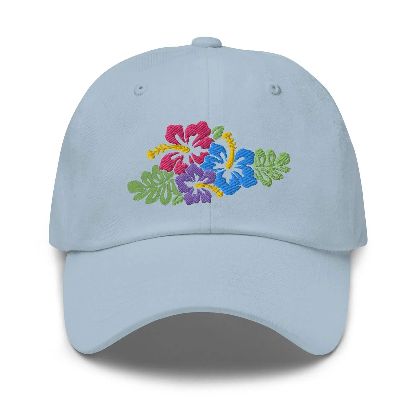 Hawaiian Tropical Leaves Embroidered Dad Hat - The Global Wanderer