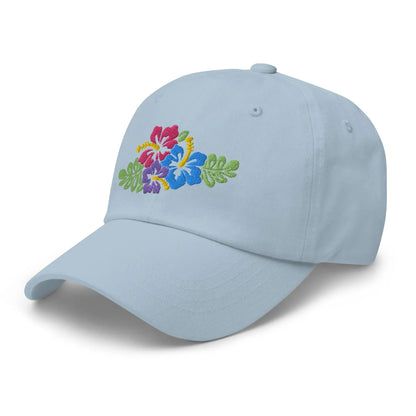 Hawaiian Tropical Leaves Embroidered Dad Hat - The Global Wanderer