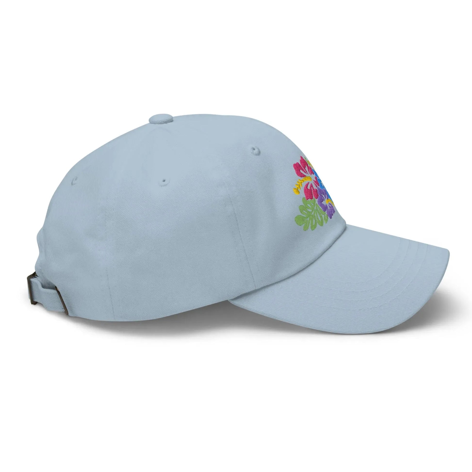 Hawaiian Tropical Leaves Embroidered Dad Hat - The Global Wanderer