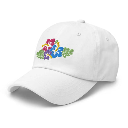 Hawaiian Tropical Leaves Embroidered Dad Hat - The Global Wanderer