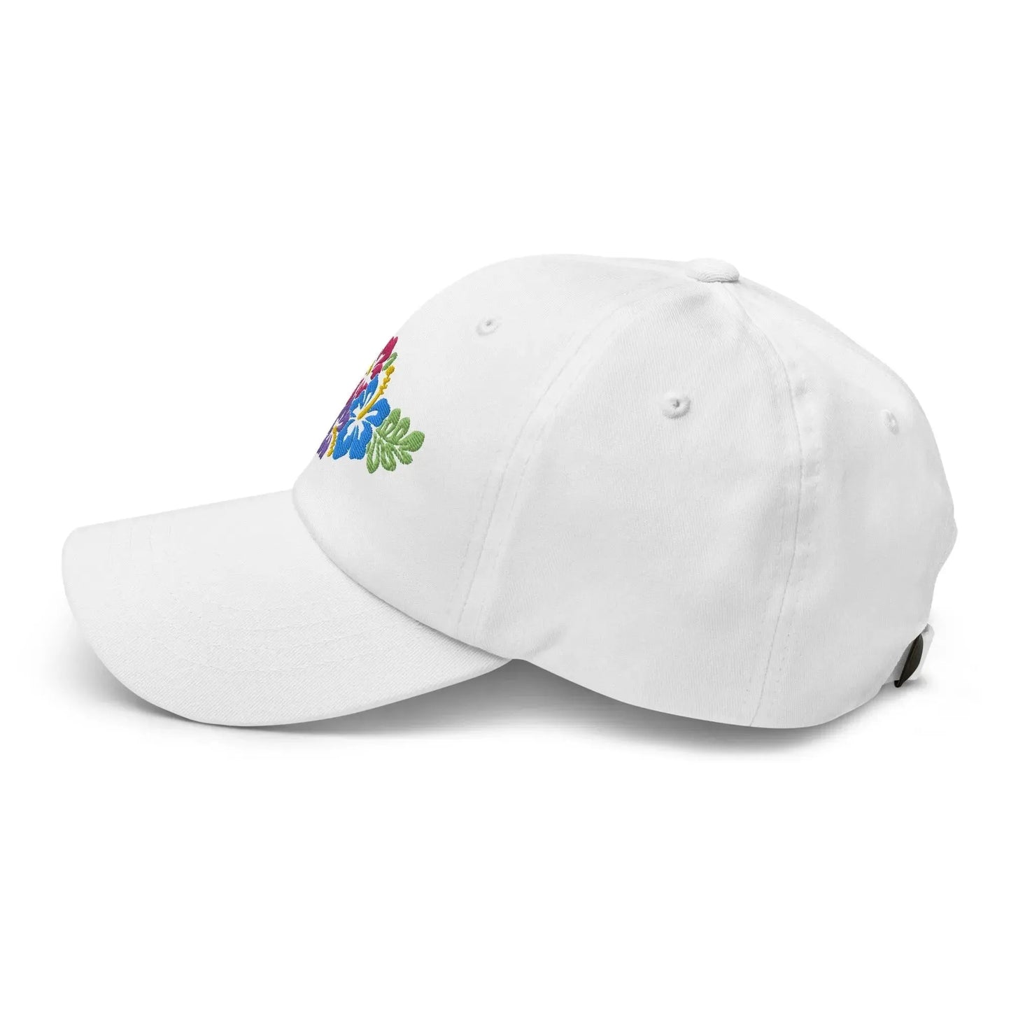 Hawaiian Tropical Leaves Embroidered Dad Hat - The Global Wanderer