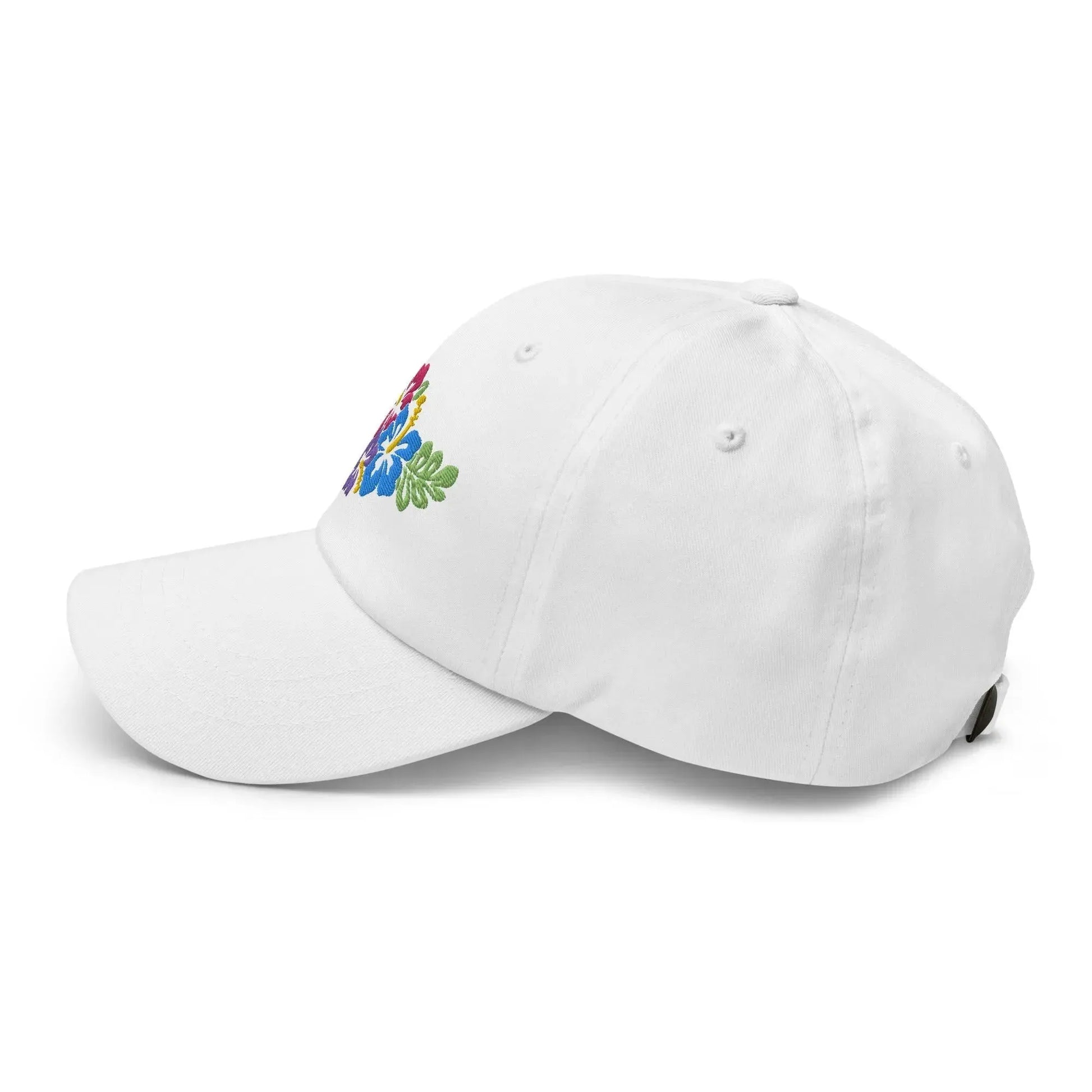 Hawaiian Tropical Leaves Embroidered Dad Hat - The Global Wanderer