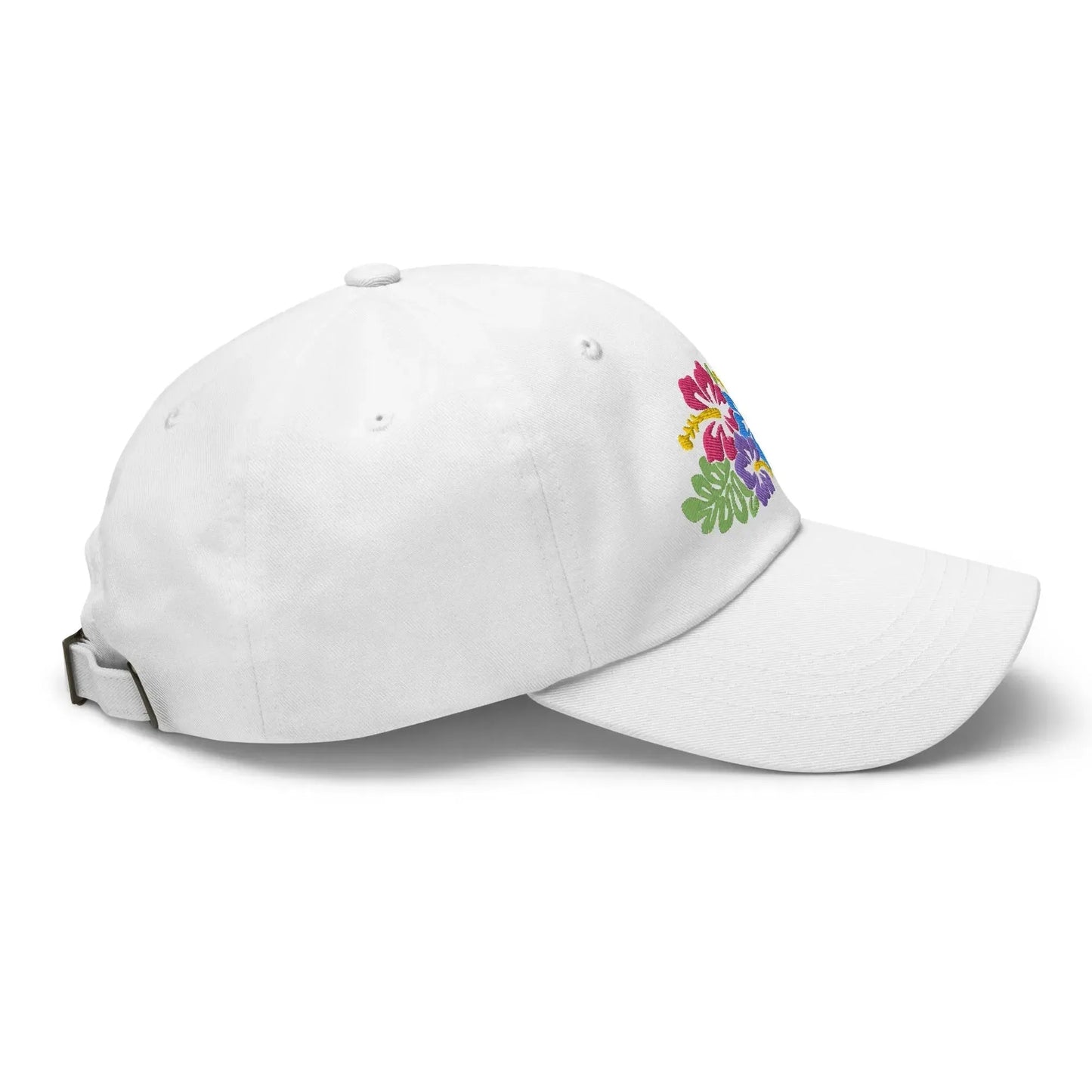 Hawaiian Tropical Leaves Embroidered Dad Hat - The Global Wanderer