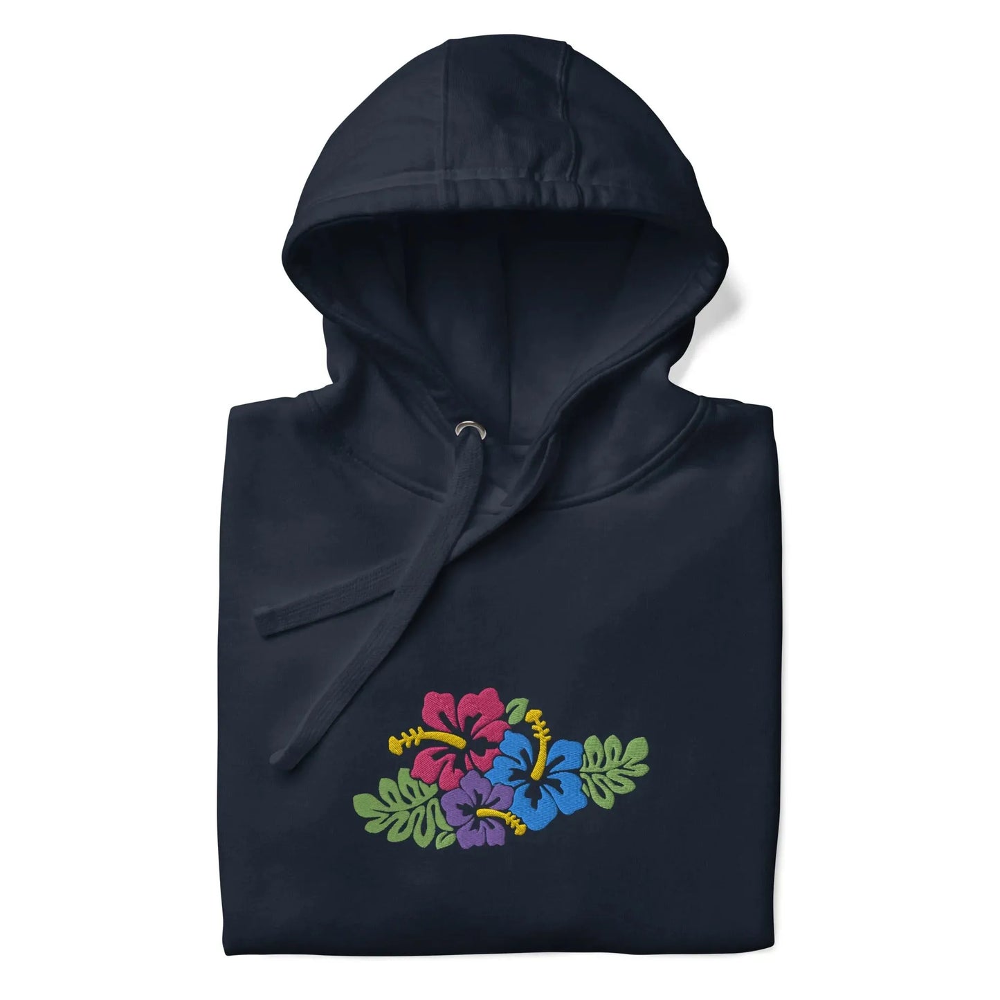 Hawaiian Tropical Leaves Embroidered Hoodie - The Global Wanderer