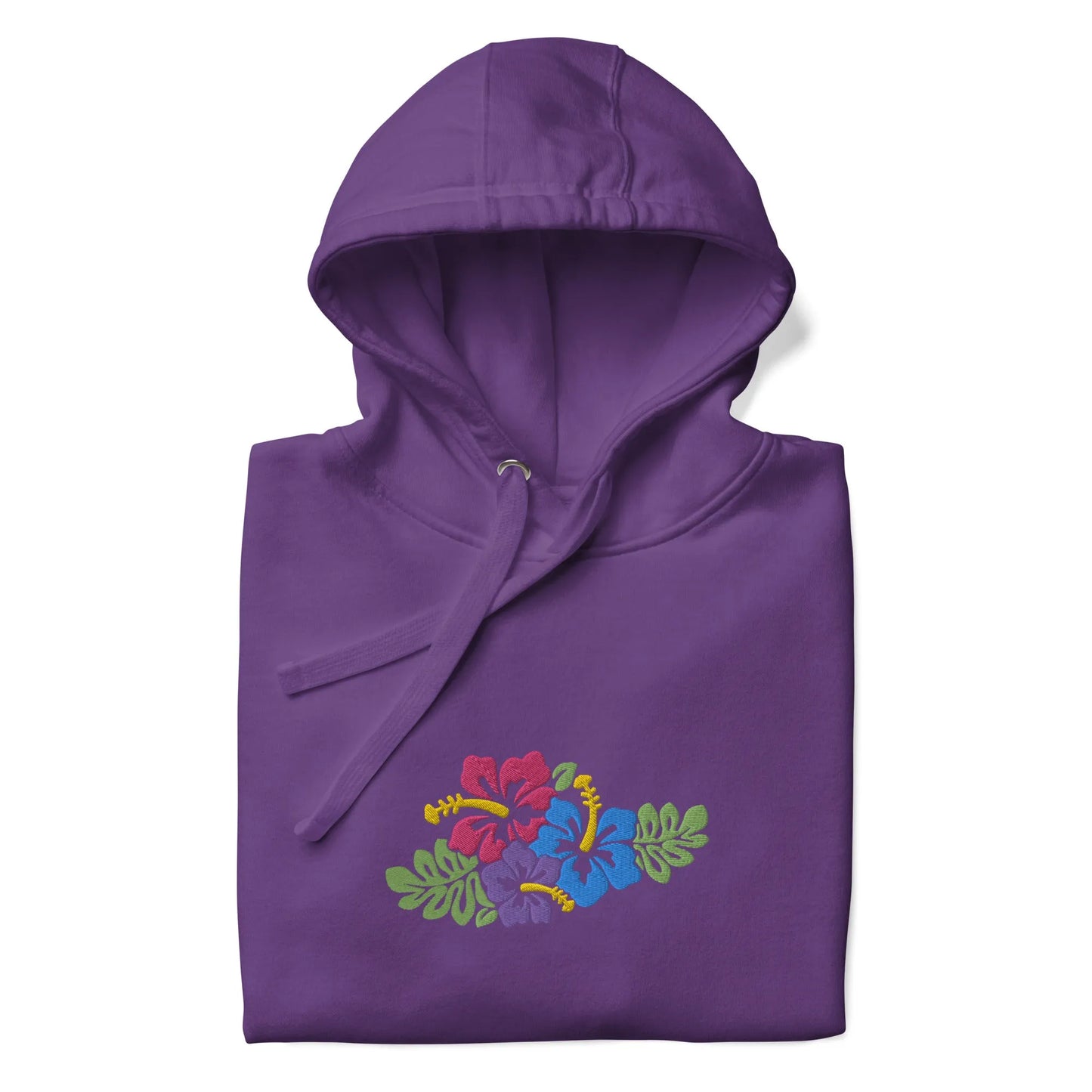 Hawaiian Tropical Leaves Embroidered Hoodie - The Global Wanderer