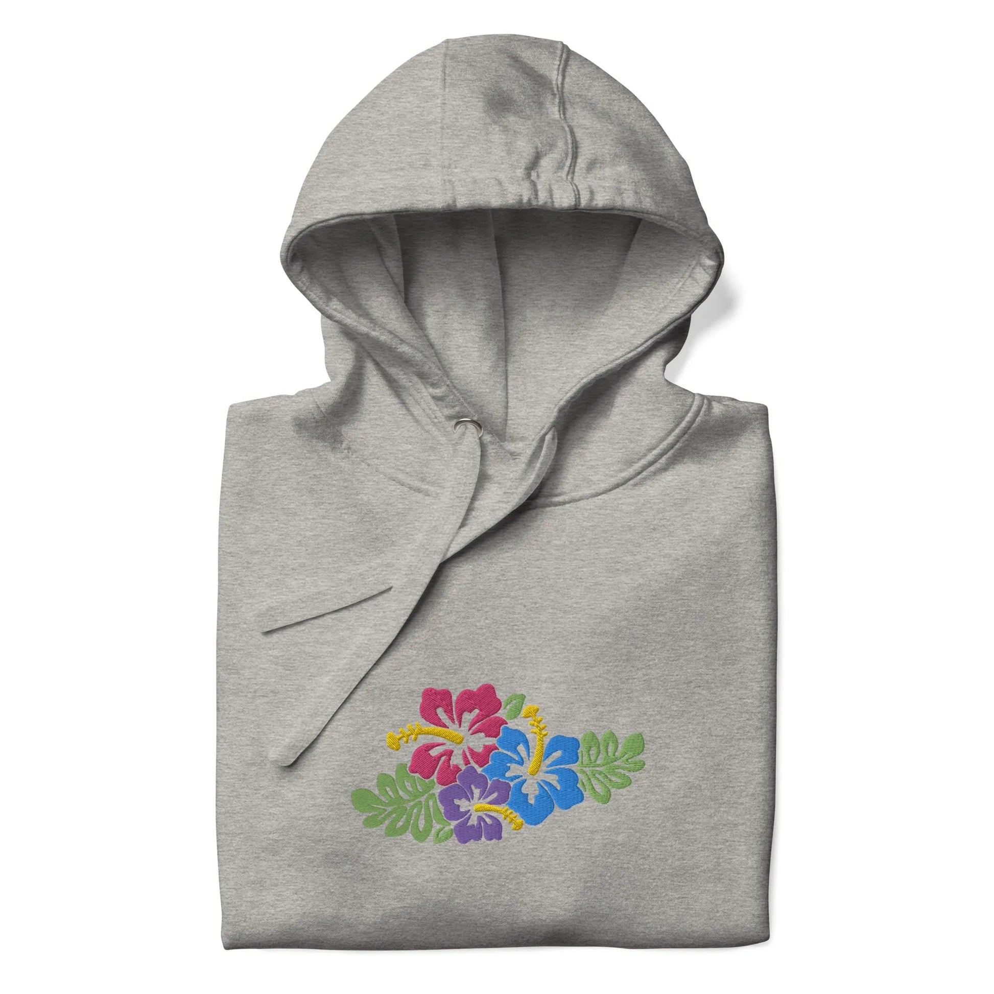 Hawaiian Tropical Leaves Embroidered Hoodie - The Global Wanderer