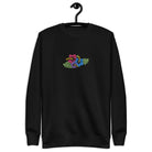 Hawaiian Tropical Leaves Embroidered Sweatshirt - The Global Wanderer