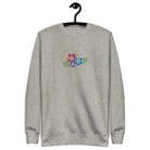 Hawaiian Tropical Leaves Embroidered Sweatshirt - The Global Wanderer