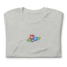 Hawaiian Tropical Leaves Embroidered T-Shirt - The Global Wanderer