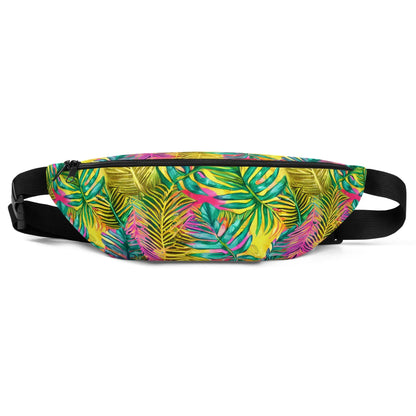 Hawaiian Tropical Leaves Fanny Pack - The Global Wanderer