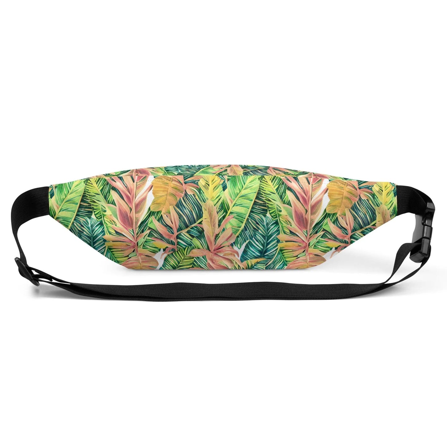 Hawaiian Tropical Leaves Fanny Pack - The Global Wanderer