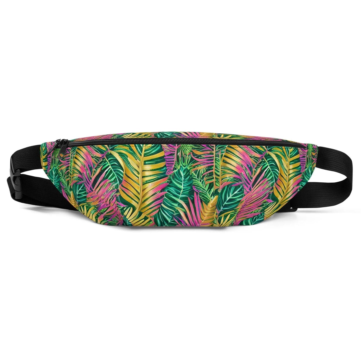 Hawaiian Tropical Leaves Fanny Pack - The Global Wanderer