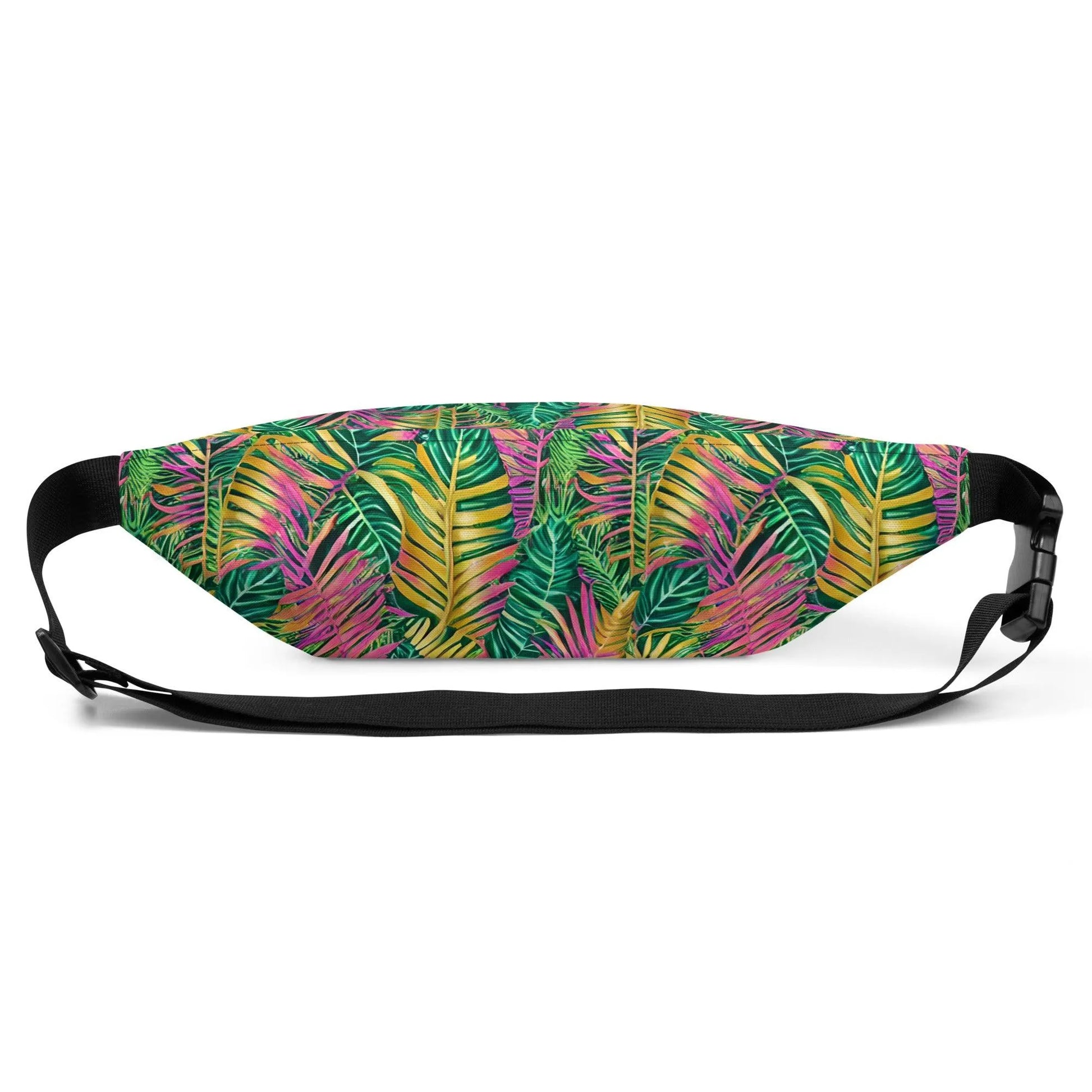 Hawaiian Tropical Leaves Fanny Pack - The Global Wanderer