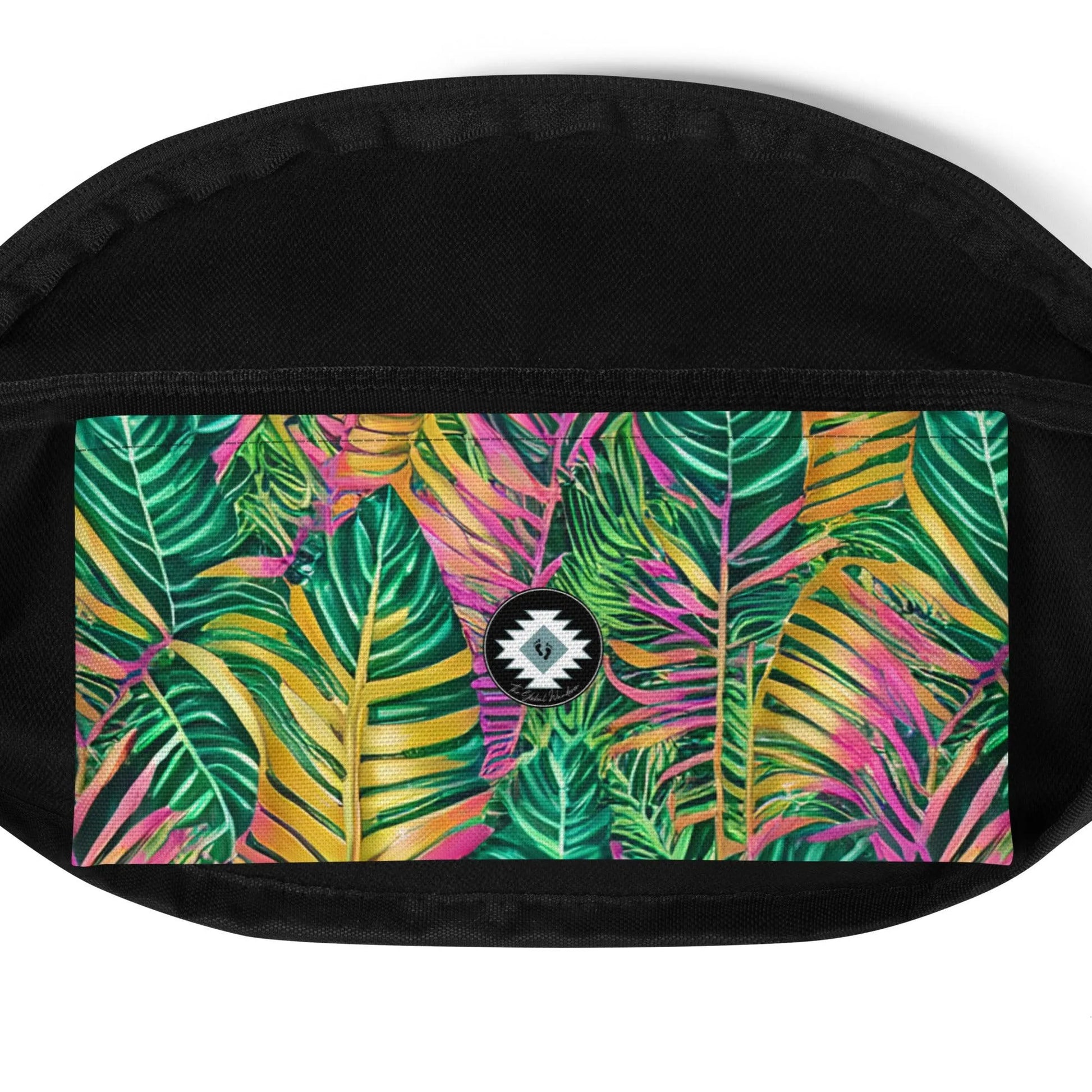 Hawaiian Tropical Leaves Fanny Pack - The Global Wanderer