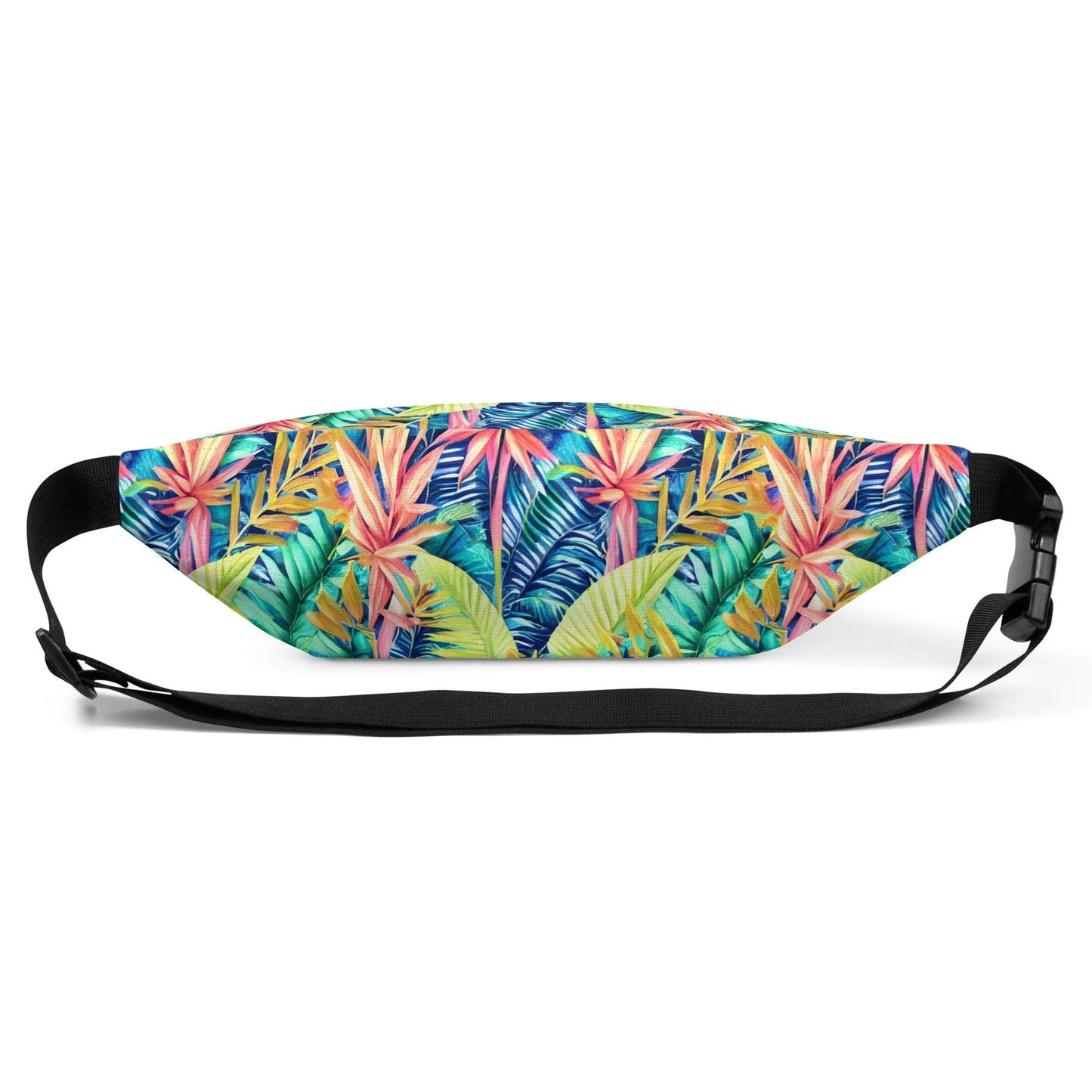 Hawaiian Tropical Leaves Fanny Pack - The Global Wanderer