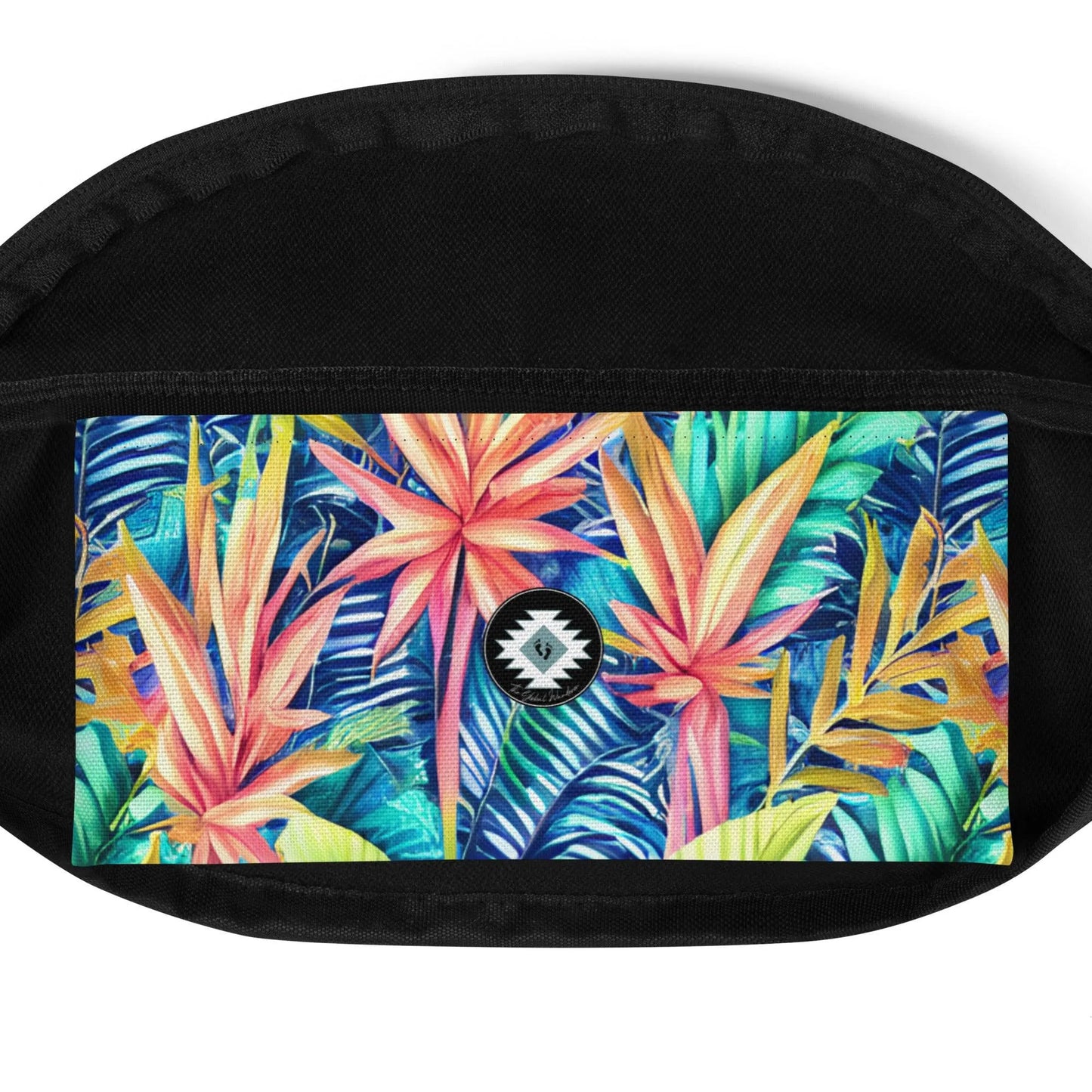 Hawaiian Tropical Leaves Fanny Pack - The Global Wanderer