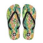Hawaiian Tropical Leaves Flip Flops - The Global Wanderer